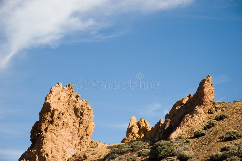 Rocks and sky