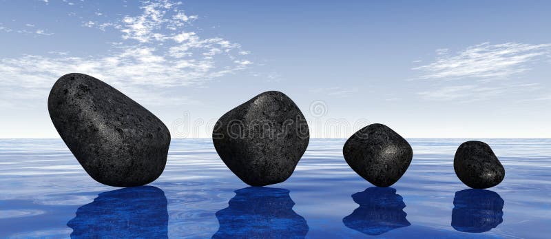 Rocks in the Water, Rocks in the Sun by Vilmond Joegodson Deralcine... Rocks in the Water, Rocks in the Sun by Vilmond Joegodson Deralcine...