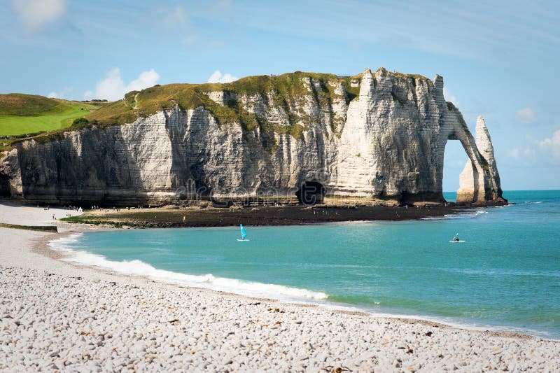 Rocky Beach in Normandy, France