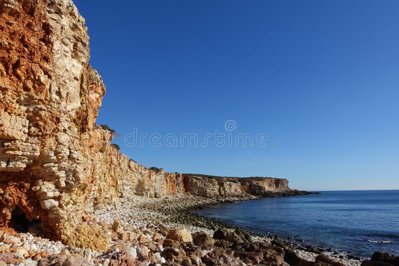 Rocky clifftop coastline stock photo Rocky clifftop coastline stock photo