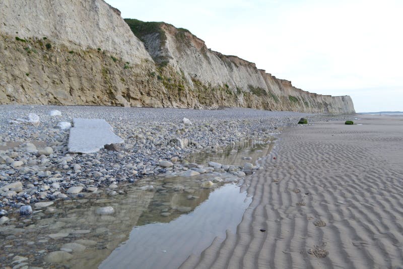 Rocky Coast Northern France Stock Image - Image of sand, stones: 82955927