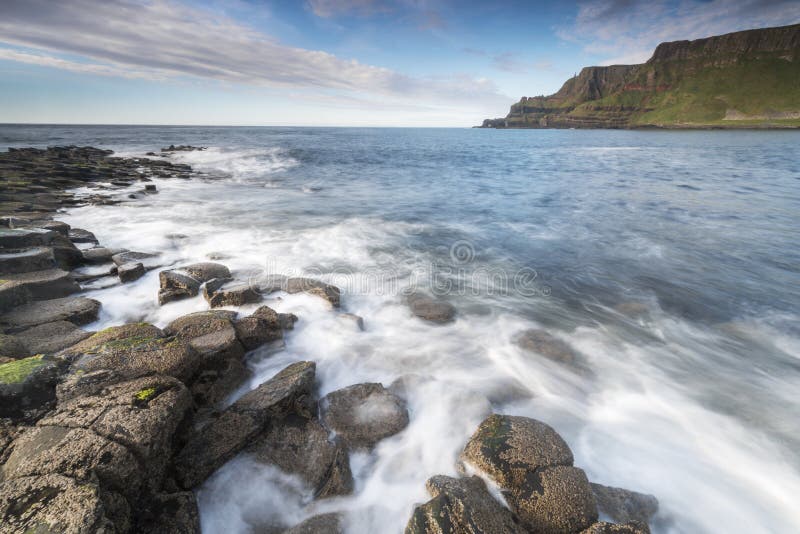 Rocky coastline The Giants Causeway