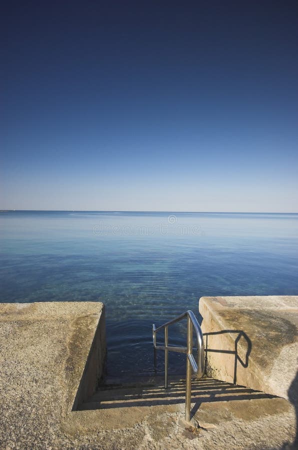 Rocky croatian beach