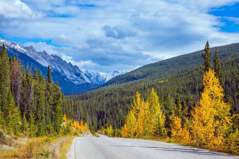 The Rocky Mountains. Indian Summer Stock Photo Image of tourism