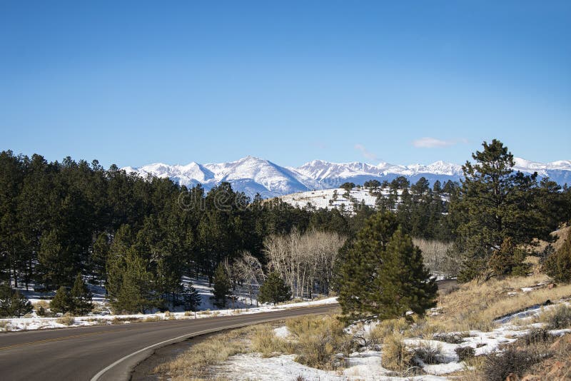 Winter Rocky Mountain Highway