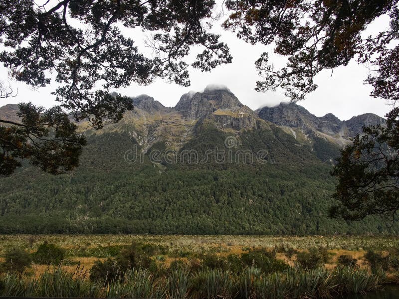 Rocky moutian of New Zealand stock photo Rocky moutian of New Zealand stock photo
