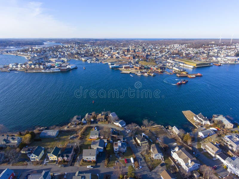 Rocky Neck En Gloucester, Cabo Ana, Massachusetts Imagen de archivo