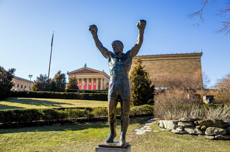 The Rocky Statue in Philadelphia, stock photos The Rocky Statue in Philadelphia, stock photos