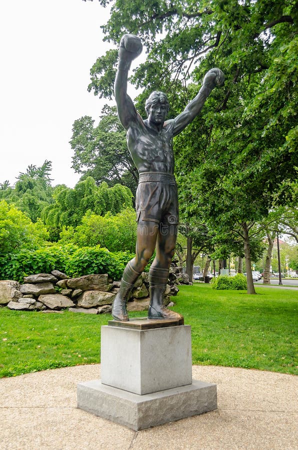 Rocky Statue in Philadelphia royalty free stock photos Rocky Statue in Philadelphia royalty free stock photos