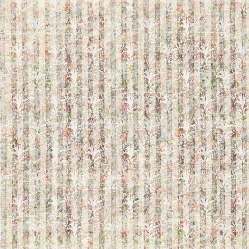 Rocznik Kwiecistej tapety Grungy wzór z lampasami obrazy stock Rocznik Kwiecistej tapety Grungy wzór z lampasami obrazy stock
