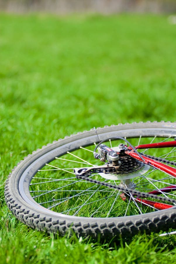 Roda de bicicleta fotos de stock