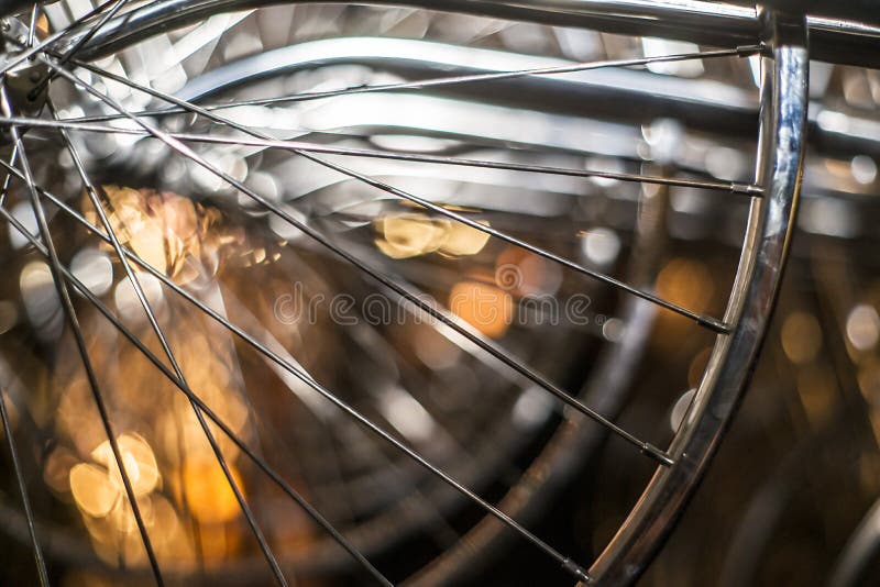 Roda de bicicleta fotografia de stock royalty free