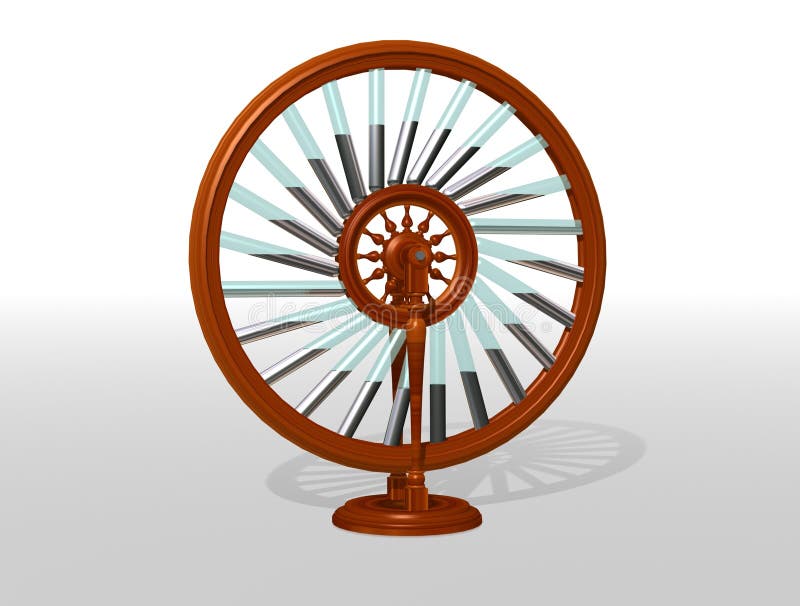 Roda do ` s de Bhaskara Máquina do movimento perpétuo Móbil de Perpetuum física ilustração royalty free Roda do ` s de Bhaskara Máquina do movimento perpétuo Móbil de Perpetuum física ilustração royalty free
