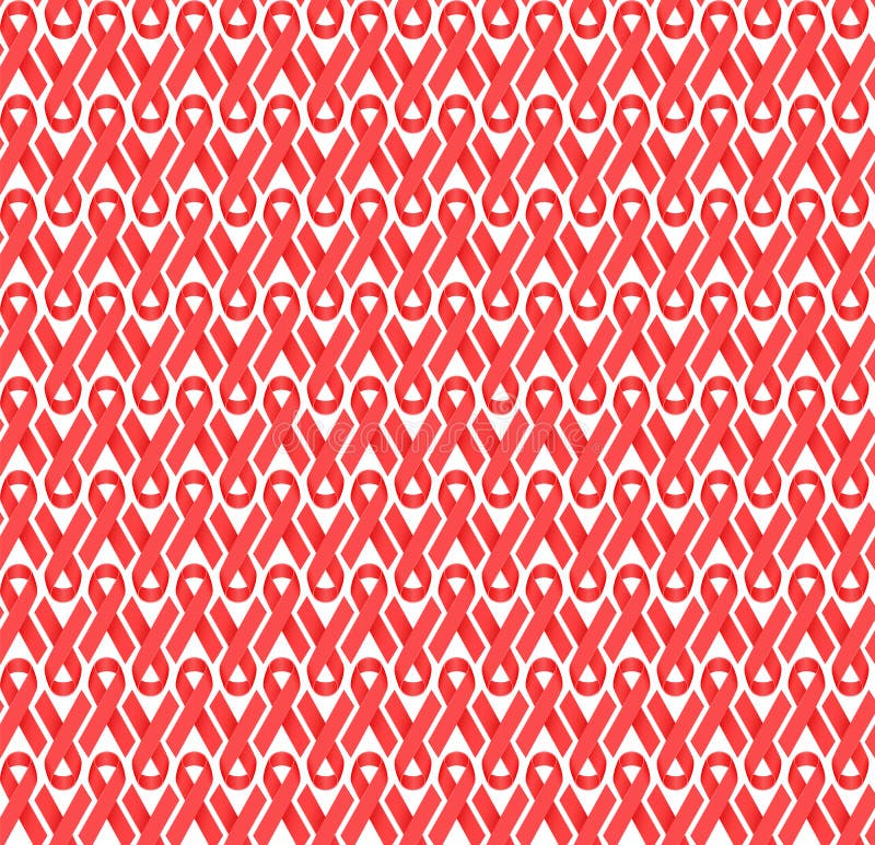 Rode AIDS-het lint vectorachtergrond van het voorlichtingssatijn stock illustratie Rode AIDS-het lint vectorachtergrond van het voorlichtingssatijn stock illustratie