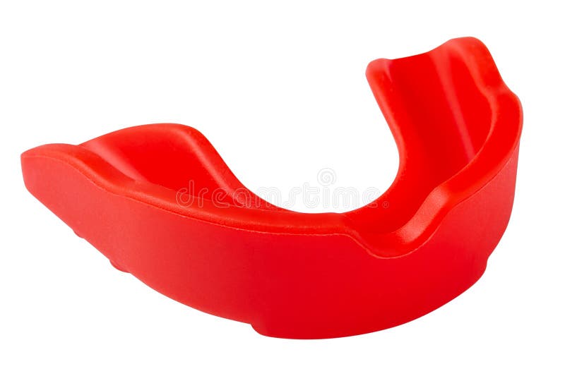 Jong roltrap Vlekkeloos Rubber Kappa To Protect the Teeth, Boxing or Karate, on a White Background,  Isolate Stock Foto - Image of wacht, kickboksen: 148163142