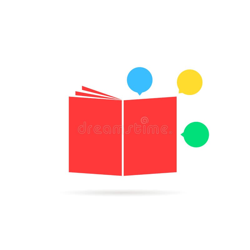Rode classbook zoals grappig boek vector illustratie Rode classbook zoals grappig boek vector illustratie