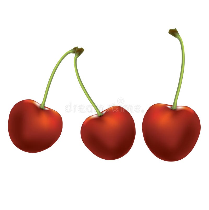 Rode kers - grahhic pictogram vector illustratie Rode kers - grahhic pictogram vector illustratie