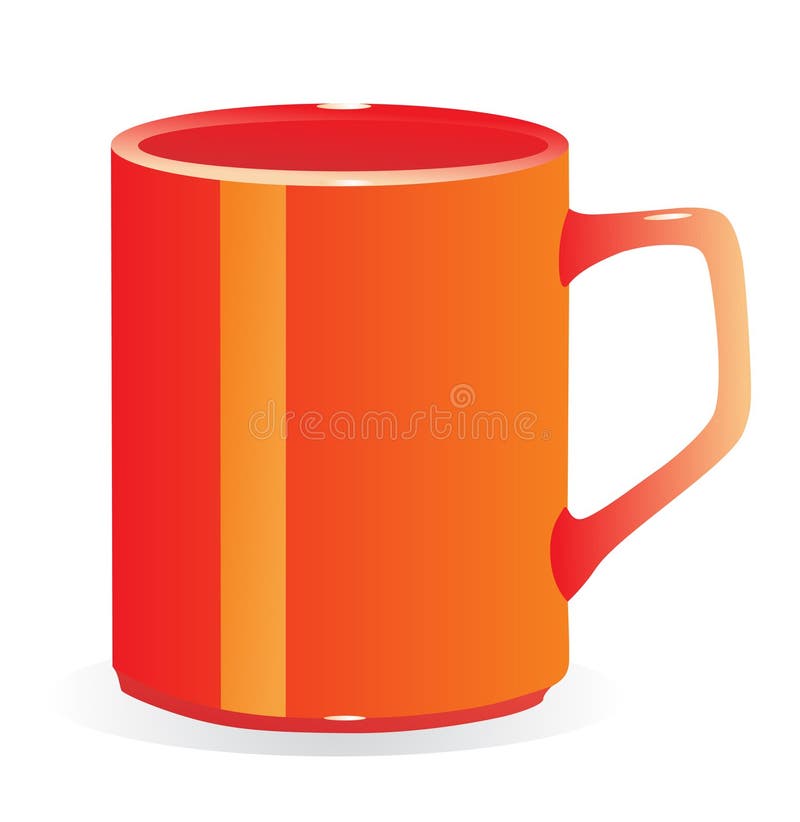 Rode mok stock illustratie Rode mok stock illustratie