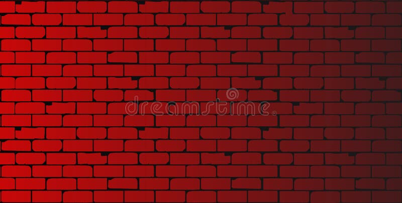 Rode Muur stock illustratie
