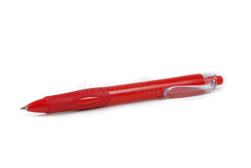 fusie Ongunstig wijsheid Rode Pen stock foto. Image of voorwerp, punt, instrument - 5014906