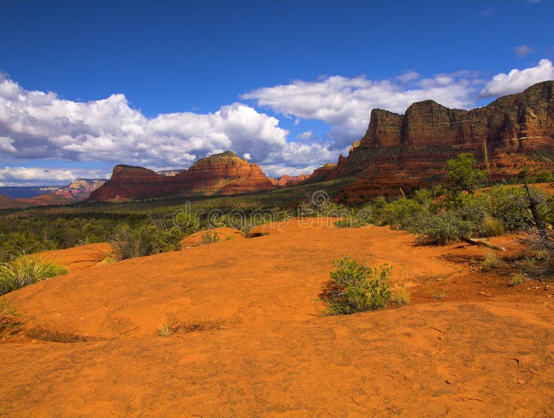 Rode rots van Sedona Arizona stock afbeelding Rode rots van Sedona Arizona stock afbeelding