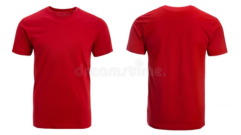 Rode t-shirt, kleren
