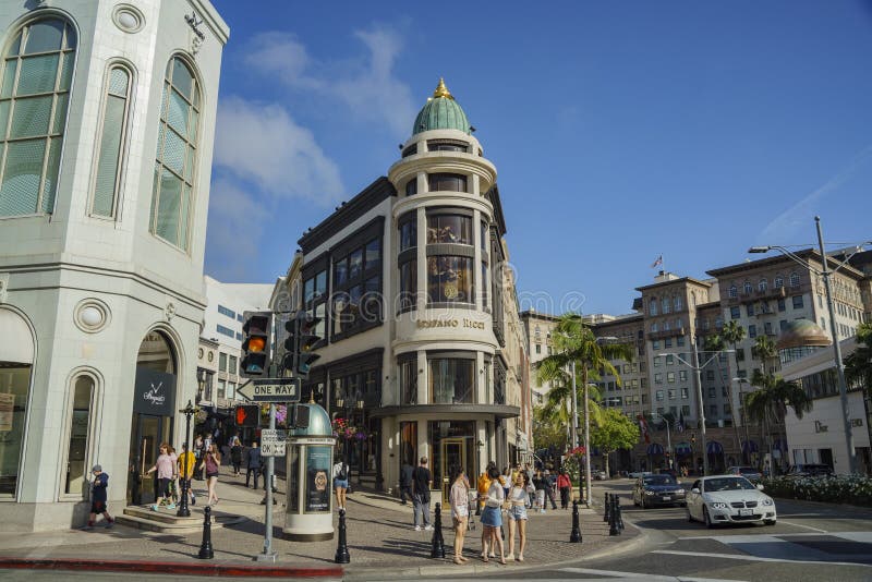 Rodeo Drive in Beverly Hills Editorial Photo - Image of beverly, famous ...