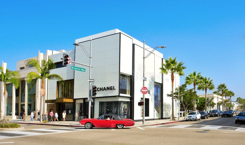 Rodeo Drive, Beverly Hills, United States royalty free stock images