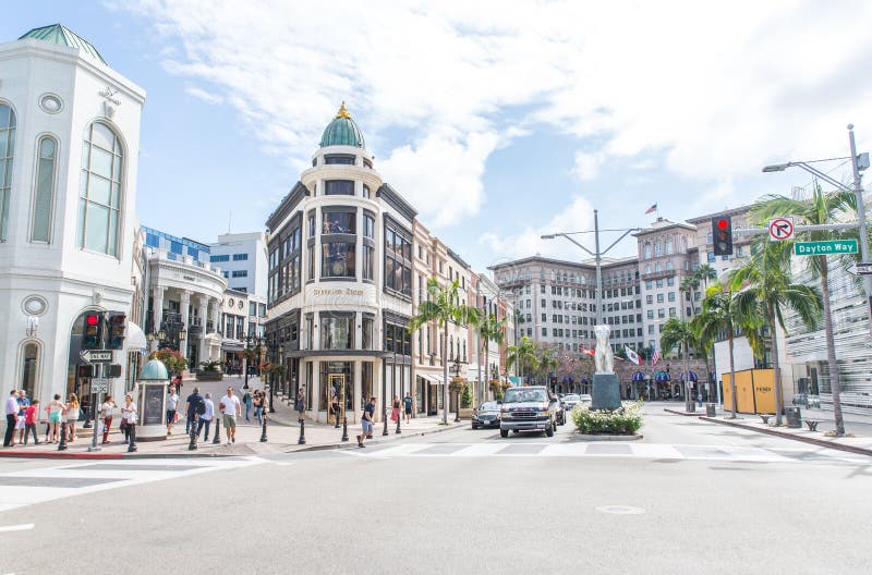 Rodeo drive street editorial photography. Image of money - 61662262