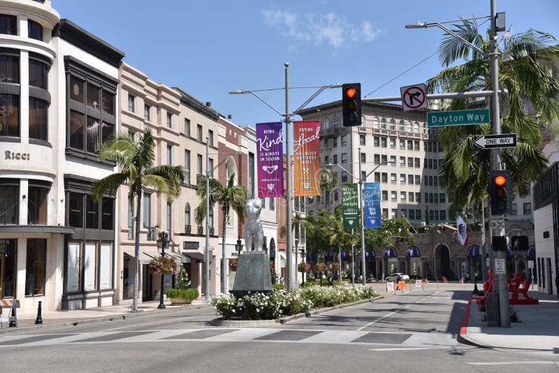 Rodeo Drive Shopping Center Beverly Hills Stock Photos - Free & Royalty-Free  Stock Photos from Dreamstime