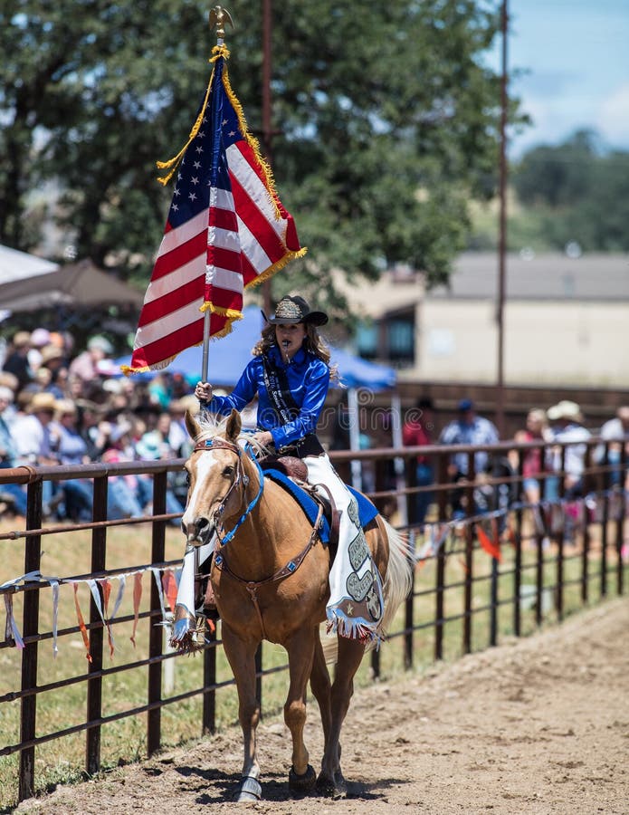 Rodeo królowa zdjęcia stock