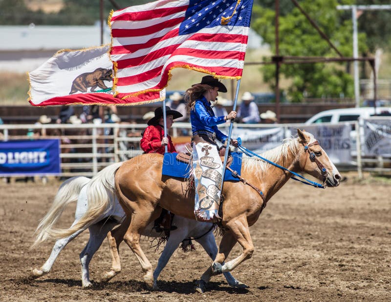 Rodeo królowa fotografia royalty free