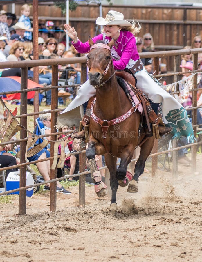 Rodeo królowej wejście obrazy stock