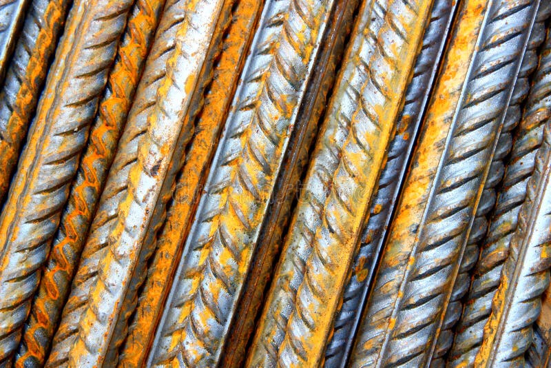 Rods of steel rebar stock image. Image of metal, metallic 34230607