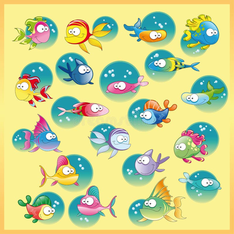 rodziny ryba royalty ilustracja rodziny ryba royalty ilustracja