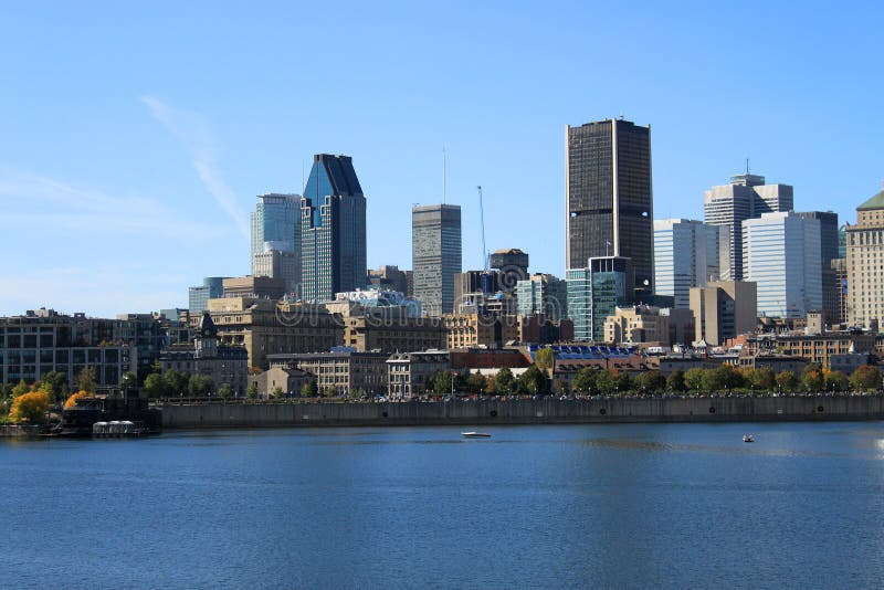 Roeien Montreal van de binnenstad, Quebec, Canada stock foto's Roeien Montreal van de binnenstad, Quebec, Canada stock foto's