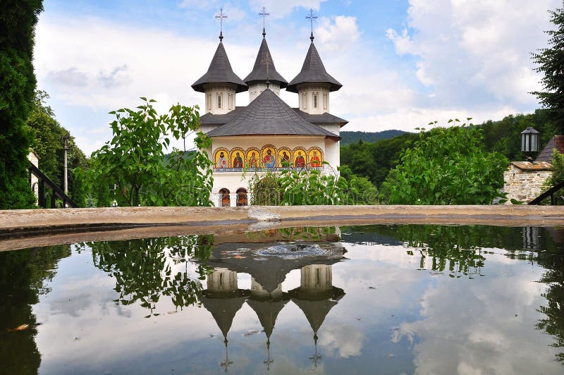 Romanian Orthodox Monastery called Sihastria. Romanian Orthodox Monastery called Sihastria