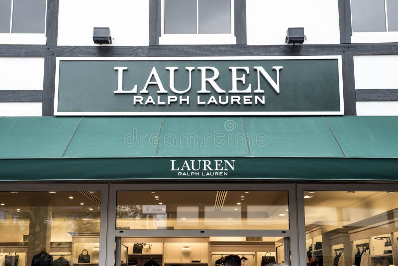 Roermond, Netherlands 07.05.2017 Logo and Shop of Ralph Lauren Store Mc ...