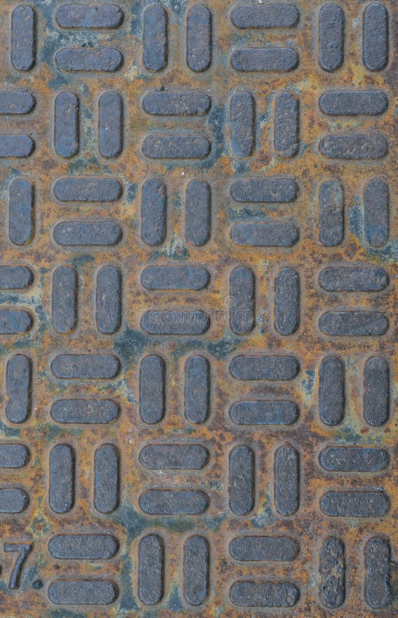 Roestige metalen textuur stock afbeeldingen