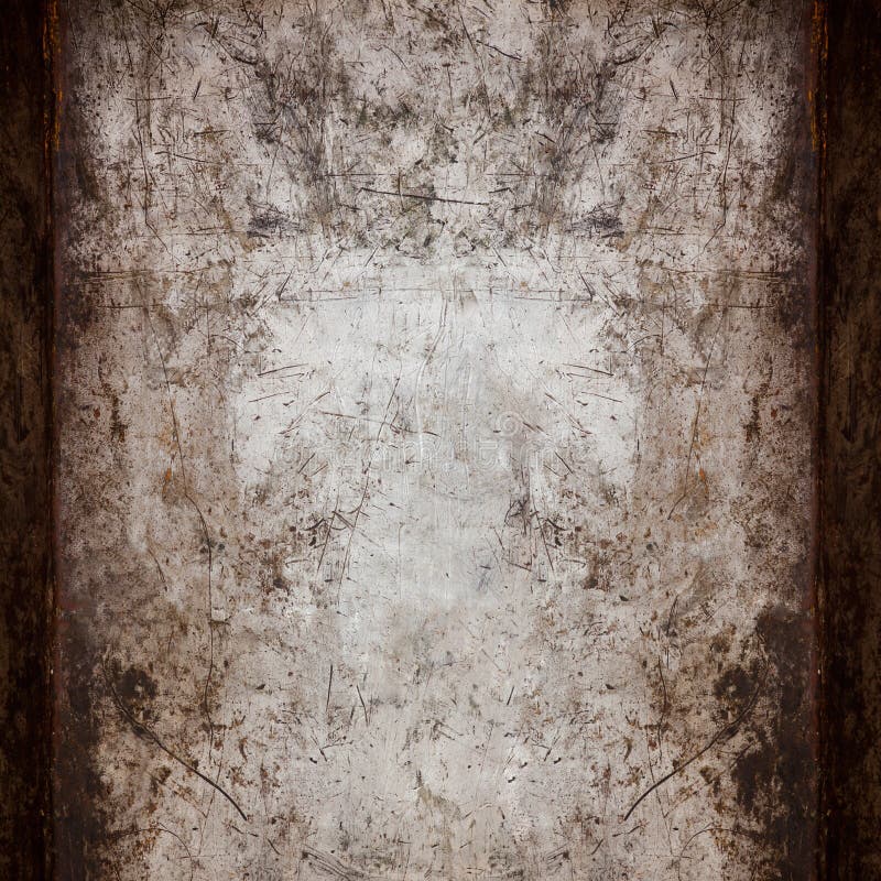 Roestige stalen achtergrond stock afbeelding