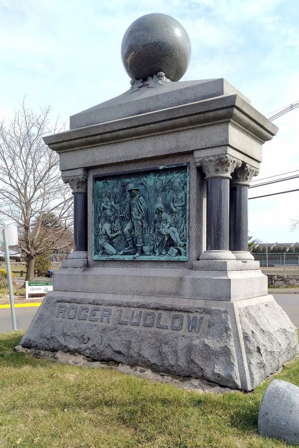 Roger Ludlow Monumento Fundador Del Primer Asentamiento Europeo En