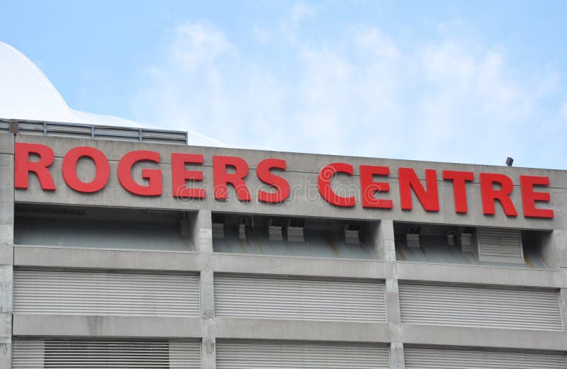 Rogers Centre sign stock photography