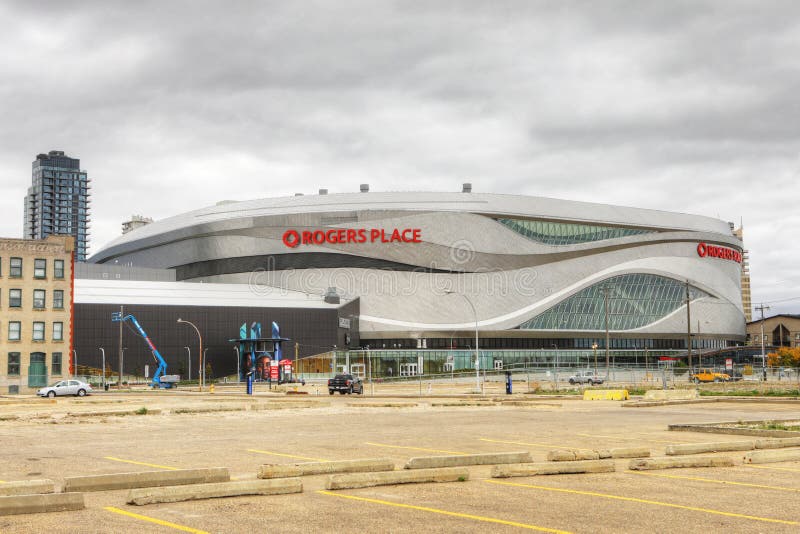 Rogers Place, Haus zu NHL-Edmonton Oilers stockfoto Rogers Place, Haus zu NHL-Edmonton Oilers stockfoto