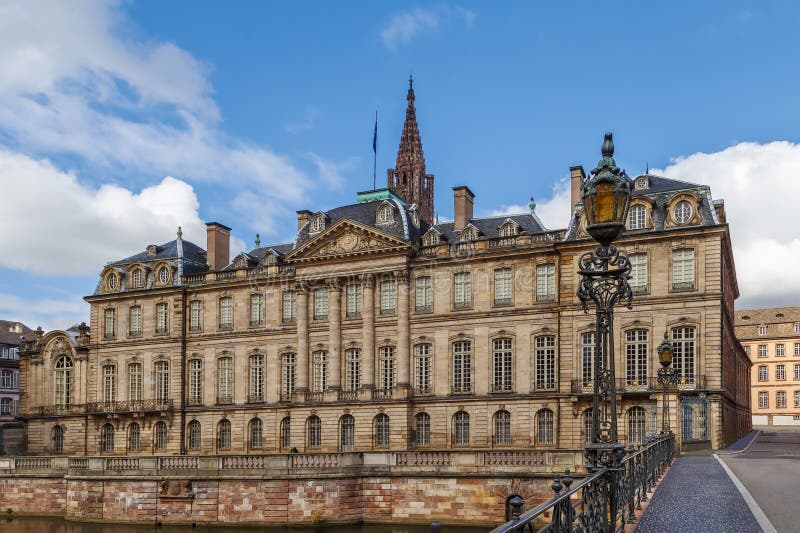 Rohan Palace, Strasbourg imagem de stock royalty free Rohan Palace, Strasbourg imagem de stock royalty free