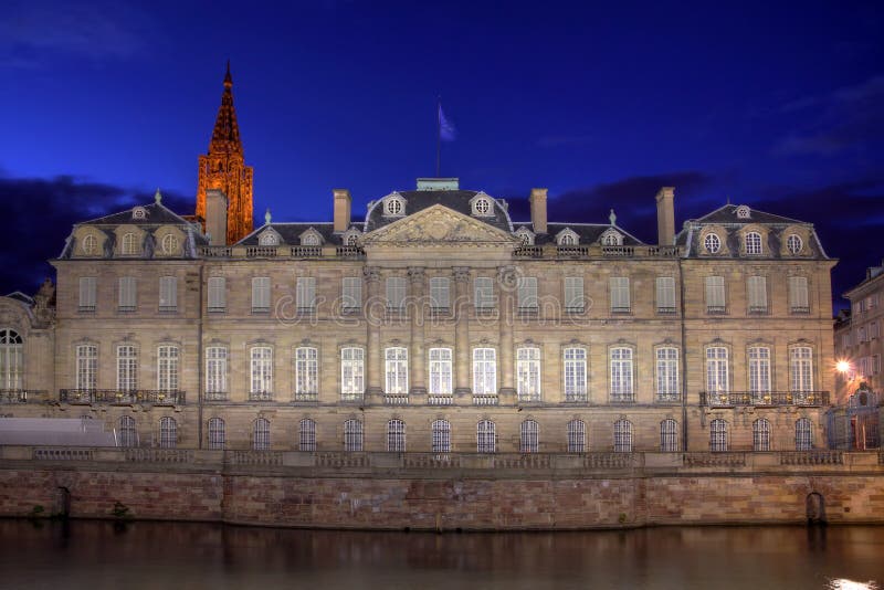 Rohan Palace Strasbourg, Frankrike royaltyfri fotografi Rohan Palace Strasbourg, Frankrike royaltyfri fotografi