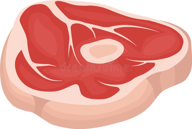 Rohe Rindensteine mit sichtbaren Muskelfasern und Fett, ideal zum Grillen oder Pfannkuchen, das ein proteinreiches Fleisch darstel lizenzfreie abbildung