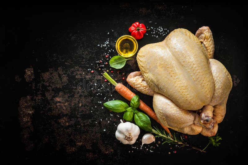 Rohes Huhn lizenzfreie stockfotos Rohes Huhn lizenzfreie stockfotos