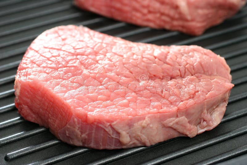 Rohes Steak stockbild Rohes Steak stockbild