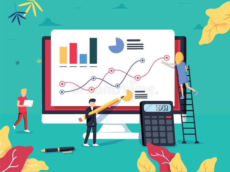 ROI Concept Rentabilidad de la inversión Márketing de negocio del ROI Profi ilustración del vector ROI Concept Rentabilidad de la inversión Márketing de negocio del ROI Profi ilustración del vector