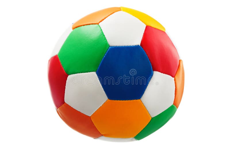 (Rojo, azul, verde, amarillo) Toy Ball On White colorido imagen de archivo libre de regalías (Rojo, azul, verde, amarillo) Toy Ball On White colorido imagen de archivo libre de regalías